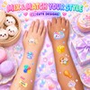 75Pcs Squishy Temporary Tattoos, Squishy Stickers for Party Decorations