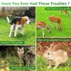 2026 Solar Animal Repellent Outdoor: 4Pack Ultrasonic Deer Repellent Devices