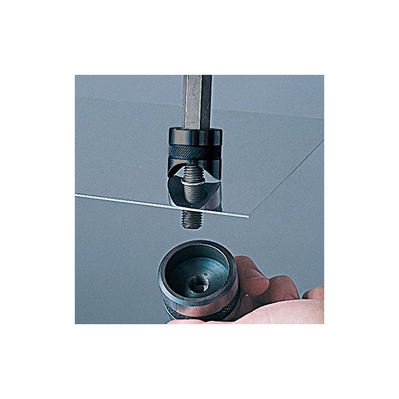 Hozan Chassis Punch Set with Reamer, Manual Puncher, Easy to