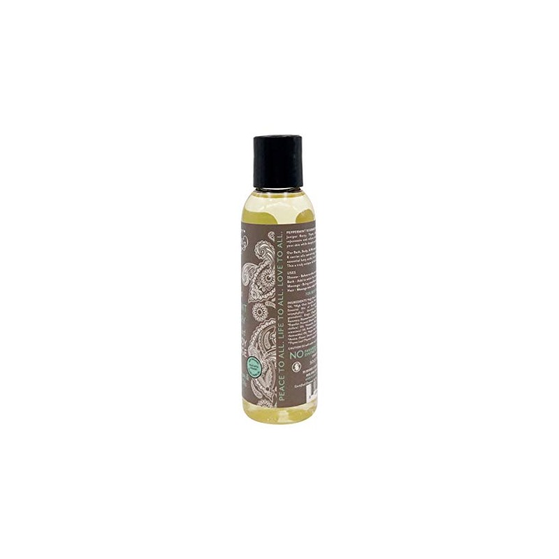 Soothing Touch Peppermint Rosemary Organic Bath, Body & Massage Oil,