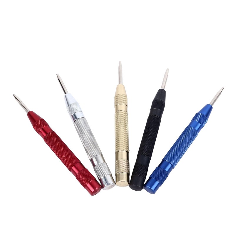 Automatic Center Punch Locator, Carbon Steel Multifunctional Center Hole Punch