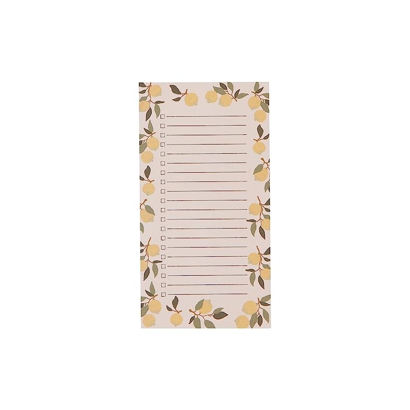 Now Designs Magnetic List It Notepad, Lemons