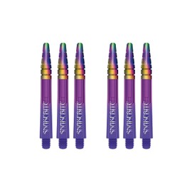 RED DRAGON Peter Wright Snakebite Nitrotech Intermediate Purple Ionic Dart Stems - 2 sets per pack (6 stems in total)