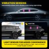 KaiDengZhe Finger Heart Car Window Light, Solar-Powered Wireless LED Heart