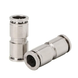 Gerader Push-to-Connect-Anschluss, 4er-Pack PU-10-Pneumatik-Fitting-Rohrverbindersatz, gerade Push-Anschlüsse, gerader Push-in-Pneumatikanschluss Push-to-Connect-Air-Schnellanschluss-Pneumatik