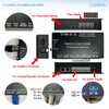 CANRIA 9-Channel DMX512 Decoder LED Controller,DC 5V-24V, for RGBRGB RGBW