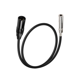 PNGKNYOCN 1/4" to XLR Cable,Balanced XLR Male to 6.35mm TRS Female Microphone Audio Cable for Speakers, Stage, DJ and More（50cm）
