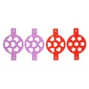 4pcs Pancake Mold 7 Hole Silicone Eggs Making Mold Nonstick