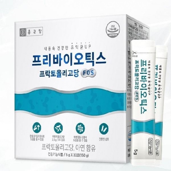 Zinc Prebiotics Chong Kun Dang Lactobacillus FOS Fructooligosaccharide 5g x