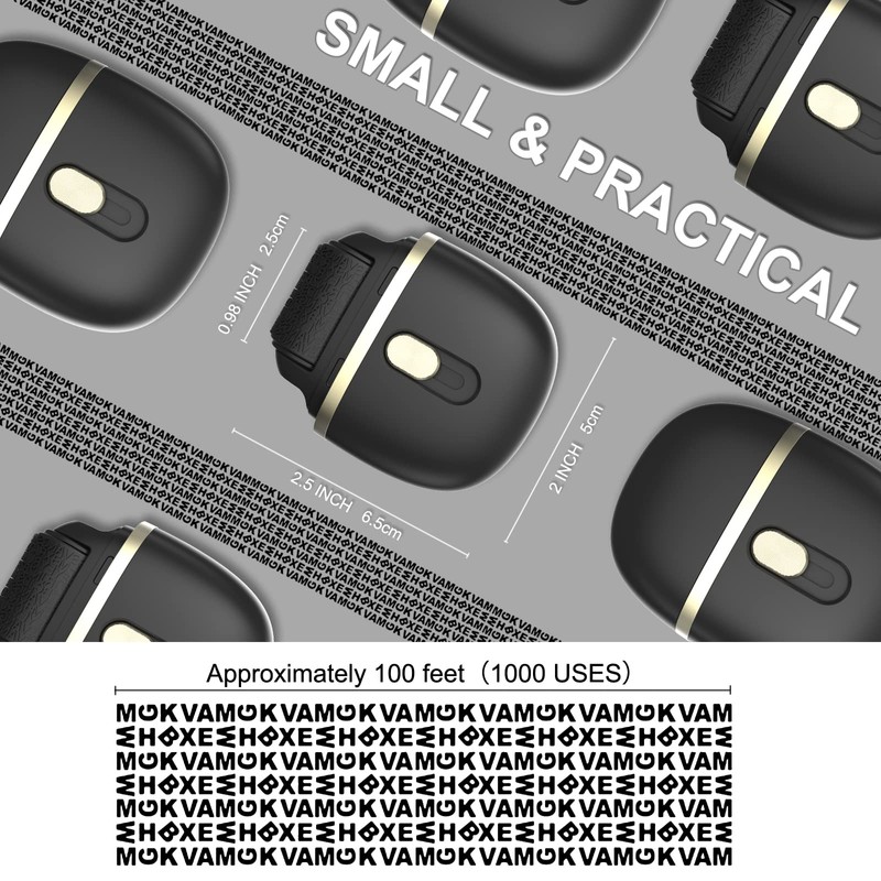 Lomil Identity Theft Protection Roller Stamps 2 Pack - Confidential