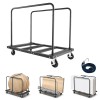 Steel Panel Truck Cart 5 Inch Swivel Casters Lumber Drywall