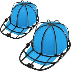 4 Pack Baseball Hat Washer Caps,Hat Cleaner Fit Ball Hat Washer Frame Cage,Hat Protector Racks for Washing Machine（2 White 2 Black） - Color: Black-2 Pack