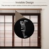 sourcing map 12Pcs 64mm Clear Valance Clips, Hidden Window Blind