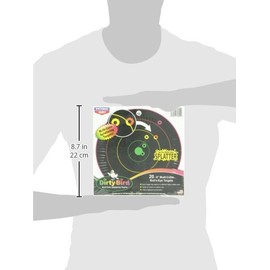 DIRTY BIRD 8" Multi-Color Bull's-Eye Target - 20 Targets