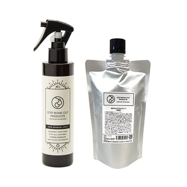 Lotion: SBCP Raw Mineral Mist + Bottle 6.8 fl oz (200 ml) & SBCP Raw Mineral Mist + Refill 6.8 fl oz (200 ml)