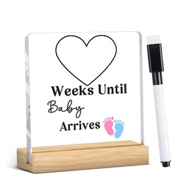 Pregnancy Announcement for Grandparents Baby Announcement Birthday Gifts For Pregnant Women Baby Countdown Office Desk Decor Home Office Sign Accessories Desk Decor