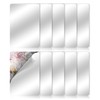 10 Pieces Plastic Shatterproof Mirror, 4 x 6 Inch Acrylic