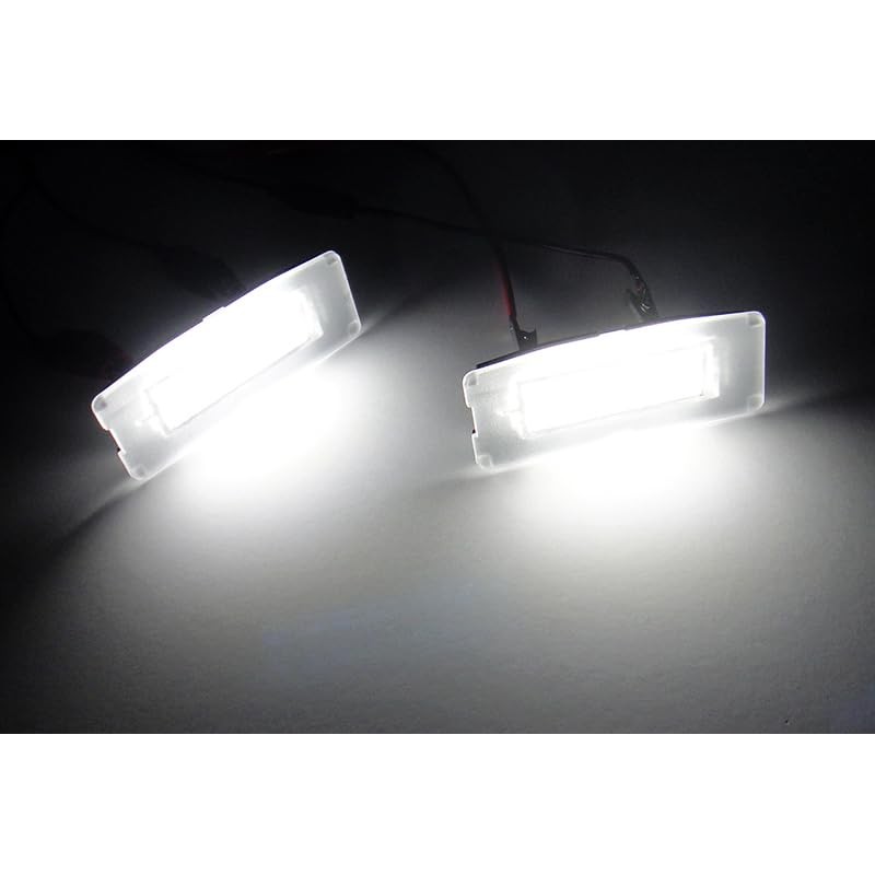 RZG 2x LED Licence Number Plate Light White Canbus For