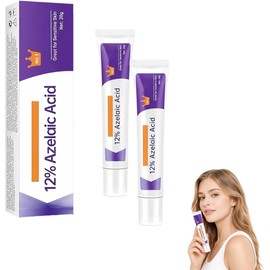 Crema Ácido Azelaico, Suero Facial 12%, 2 Piezas, 20g*2
