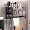 TWSOUL Wall Spice Rack, Kitchen Shelf with Spice Jars and
