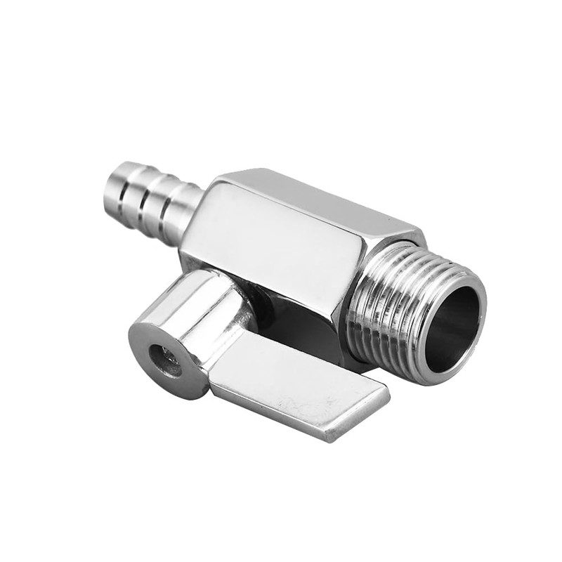 BesNPT Stainless Steel Shut Off Valve 1/2" NPT Male x