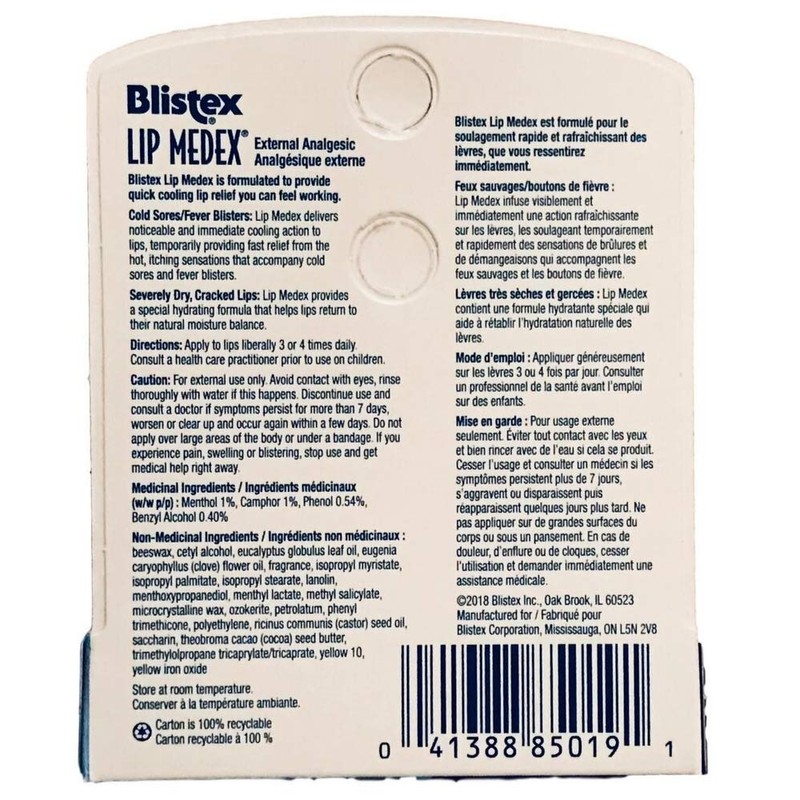 Blistex Lip Medex Balm Stick, 4.25gm