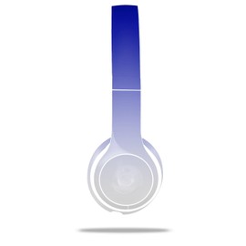 Smooth Fades White Blue - Decal Style Skin fits Genuine Beats Solo 2 Wired Headphones (Headphones NOT Included)