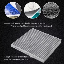 OEMASSIVE For Dodge Dart Toyota Tacoma Activated Carbon Cabin Air Filter Cars 87139- YZZ09