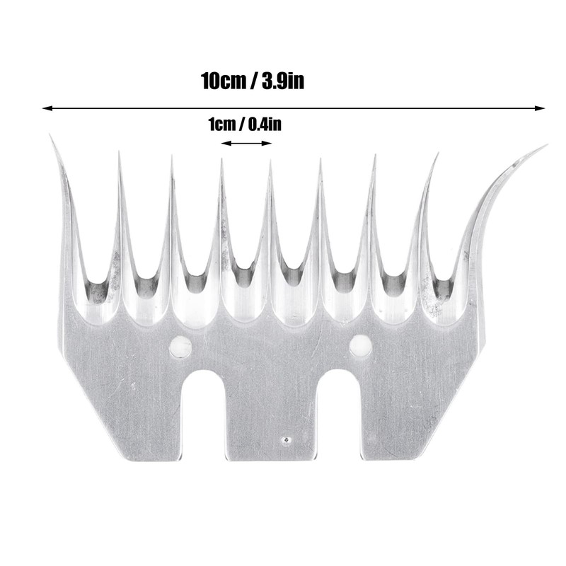 Replacement Blades for Sheep Scissors, Professional Curved 9 Tooth Shear