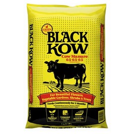 Black Kow Nitrogen Phosphate Composted Cow Manure and Fertilizer for Soil, Flowers, Potted Plants, Raised Beds, and Compost Tea, 1 cu ft/ 28L