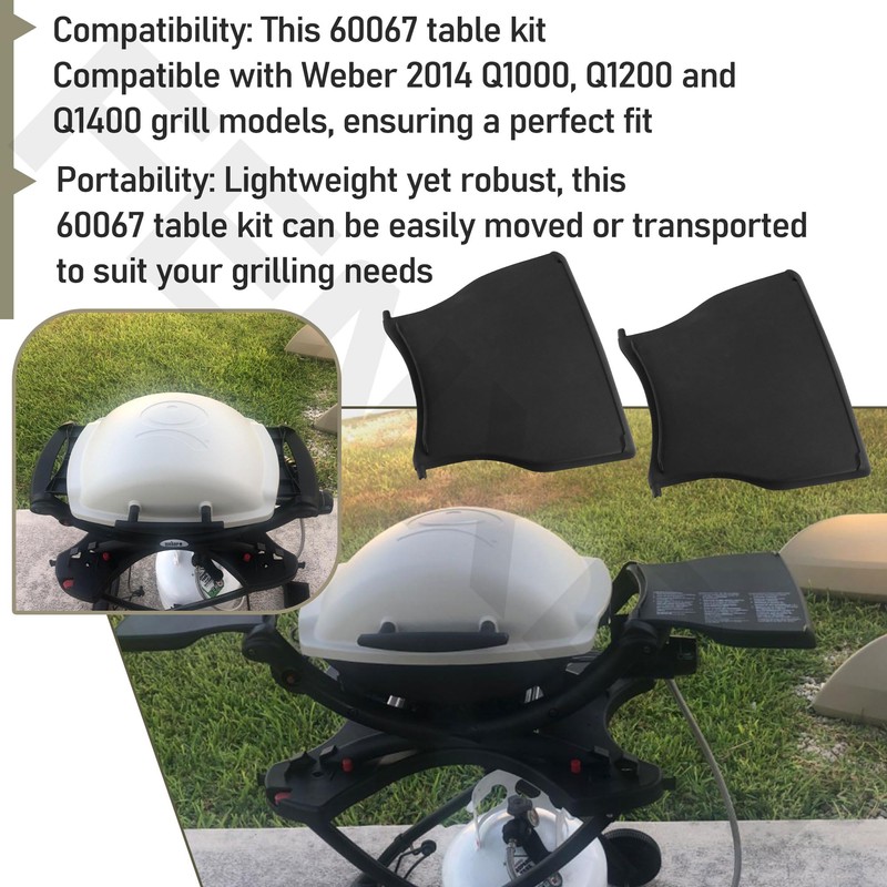 FENXDN 60067 Grill Table Kit Compatible with Weber 2014, Q1000,