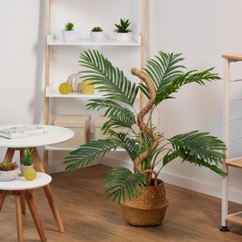 Relaxdays Coconut Sticks Set of 5 Flexible Plant Sticks for Monstera, Ivy and More, 90 cm Long, Coir, Natural, Coconut