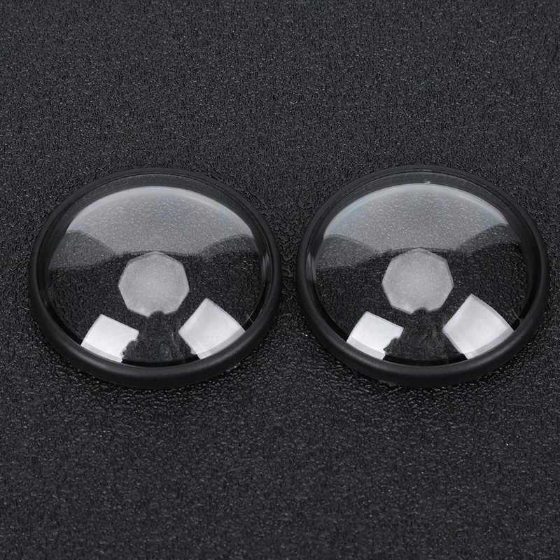 VBESTLIFE 2 Piece Metal Lens Cover + Optical Glass Anti-Scratch