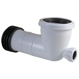 OPELLA WC PAN CONECTOR, S/SAVER, 90DEG C/W BOSS | FITTINGS HARDWARE PIPEWORK, 1 X QTY - 620 35 028