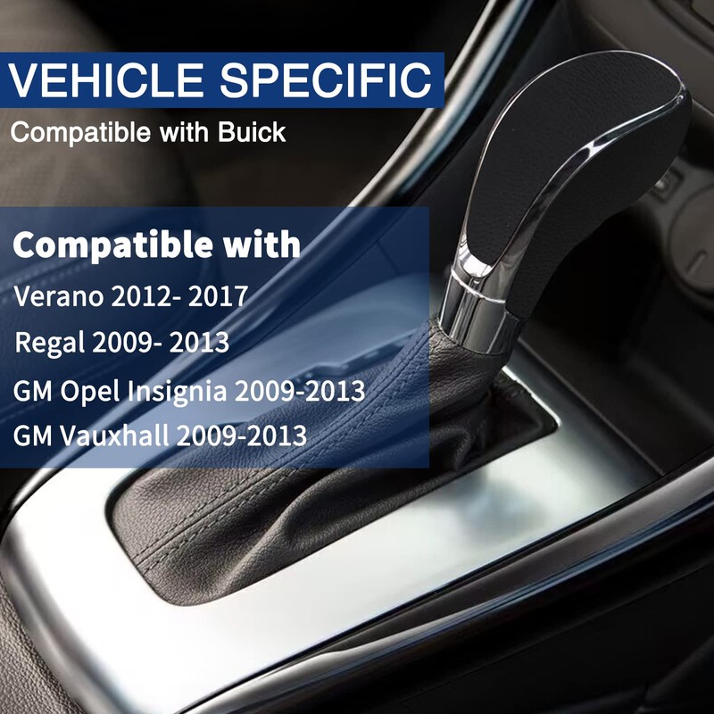 AICARS Gear Shifter Knob Compatible with Buick Verano 2012-2017 Car