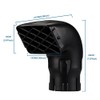 JSCARLIFE Car Snorkel Air Snorkel Head Air Ram Head Replacement