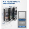Cabo Deseado Shower Soap Dispenser Wall Mounted No Drill Shampoo
