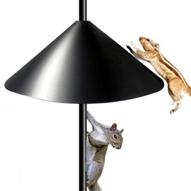 19 Inch Squirrel Baffle for Bird Feeder Pole, Protecting Bird Houses and Bird Feeder, Outside Pole Mount Bird House Guard for Outdoor Shepherd’s Hook, Pole Mount,1 Pack