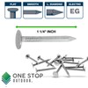 (500 Pack) 1-1/4-Inch Galvanized Roofing Nails Professional Grade - Used