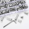 100 Pcs M6 Nuts, Hex Socket Screw Rivet Insert Nuts,
