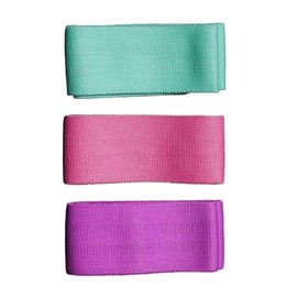 Bandas de resistencia a los glúteos, tela elástica y ancha, para yoga, pilates, entrenamiento de fuerza, juego de 3 bandas