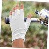 Outanaya 1 Pair UV Protection Half Finger Gloves for Men