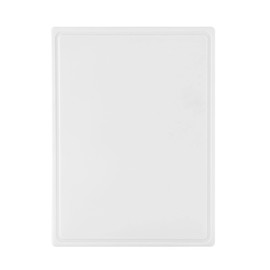 FARBERWARE Extra-Large Plastic Cutting Board, 15x20 Inch Dishwasher-Safe Chopping Board with Juice Groove, Non-Slip Surface, Durable, White