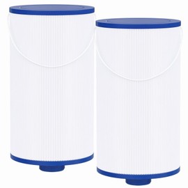 Luazuri FC-2402 Spa Filter Compatible with 303279, PFF42TC-P4, 78460 Hot Tub Filter,1 1/2" Finer Thread Spa Filter Cartridge.for FC-2402. (White*2)