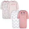 Gerber - Paquete de 4 Batas de Dormir para bebé