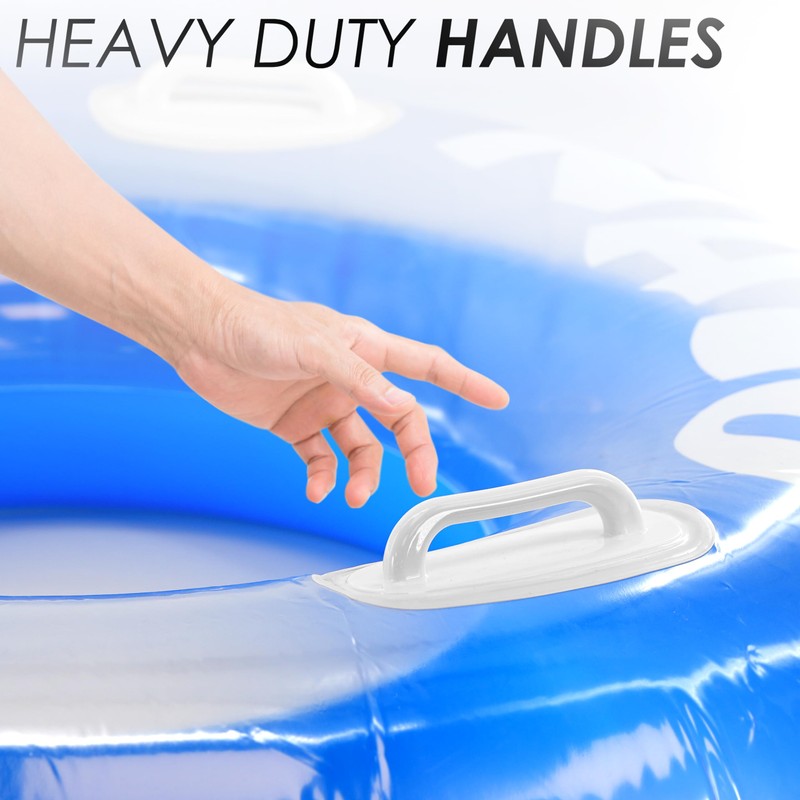 47" Inflatable Turbo Tyre Swim Swimming Ring Rubber Tube Lilo