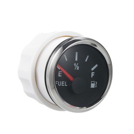 Marine Fuel Level Gauge Waterproof Boat Fuel Gauge 240~33ohm Signal 52mm with LED Backlight for Universal AUTO Car Boat Truck Vehicle RV