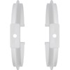 Repa Market 4" Inch Plastic Pipe Support Clamps for Round