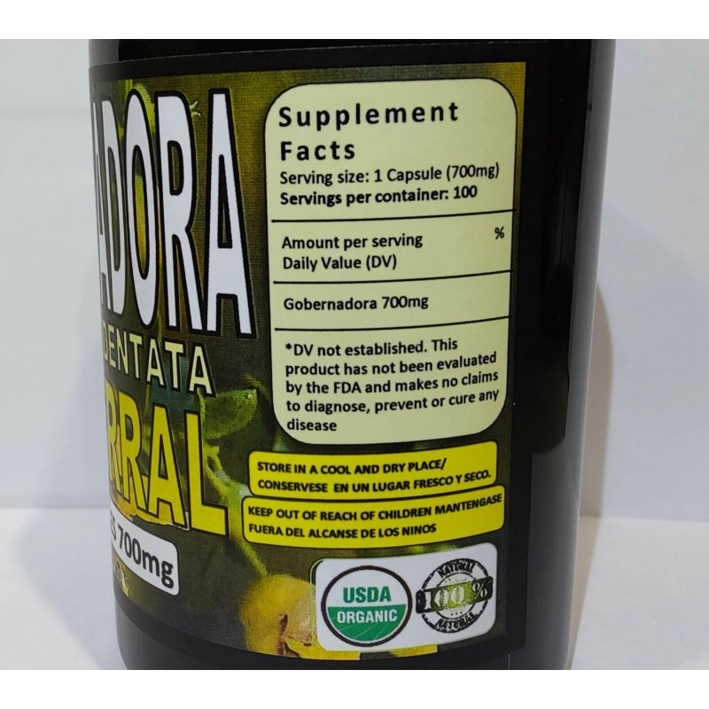 Herbal Mexican Gobernadora Larrea tridentata Chaparral leaf Natural organic 100