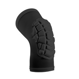 KRIYNAA Basketball knee pads, compression leg covers for teenagers and adults, wrestling knee pads, football volleyball, pickleball, weightlifting knee pads (1 black short knee pad, X-Small)